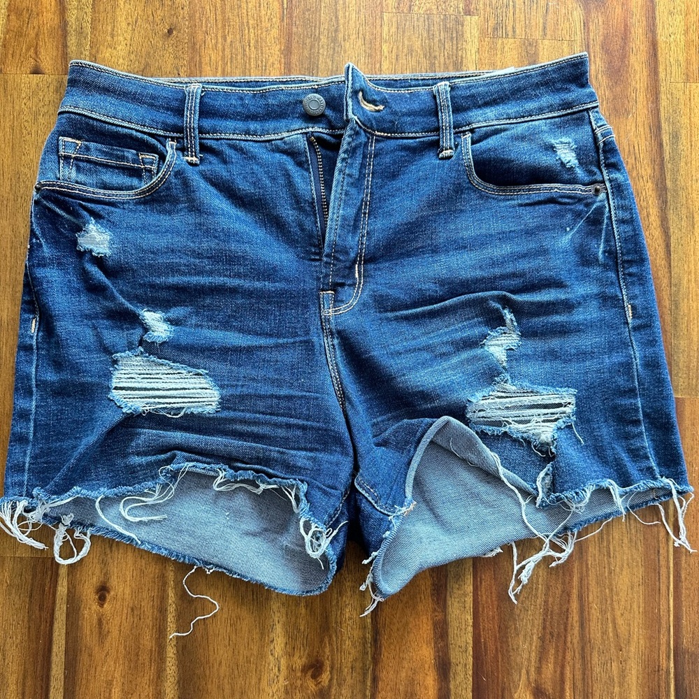 Old Navy Distressed Denim Shorts - Blue
